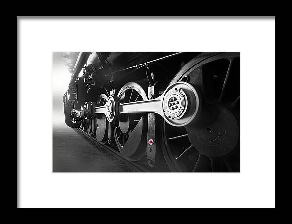 Transportation Framed Print featuring the photograph Big Wheels by Mike McGlothlen
