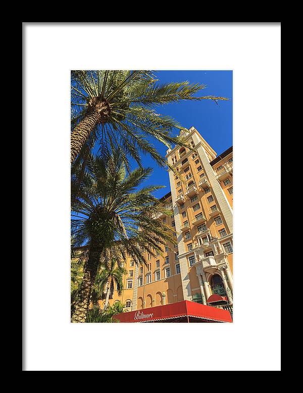 Architecture Framed Print featuring the photograph Biltmore Hotel #1 by Raul Rodriguez