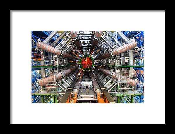 Atlas Framed Print featuring the photograph Black Hole Event #1 by Cern