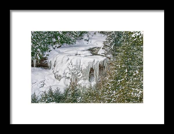 Blackwater Falls Framed Print featuring the photograph Blackwater Falls #1 by Mary Almond
