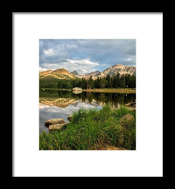 Brainard Lake Framed Print featuring the photograph Brainard lake reflections #1 by Ronda Kimbrow