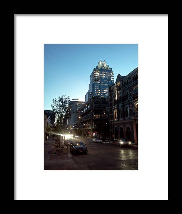 Brazos Framed Print featuring the photograph Brazos Street Austin Texas #1 by James Granberry