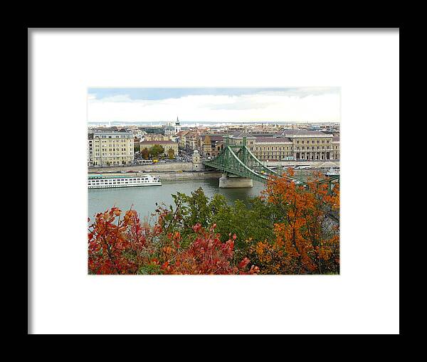 Tranquility Framed Print featuring the photograph Budapest #1 by Ilona Nagy