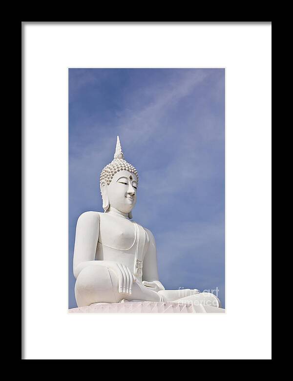 Thailand Framed Print featuring the photograph Buddha statue #1 by Tosporn Preede