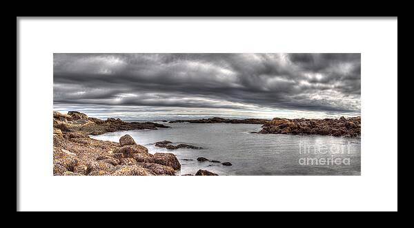 Atlantic Ocean Framed Print featuring the photograph Calm Before the Storm #1 by David Bishop