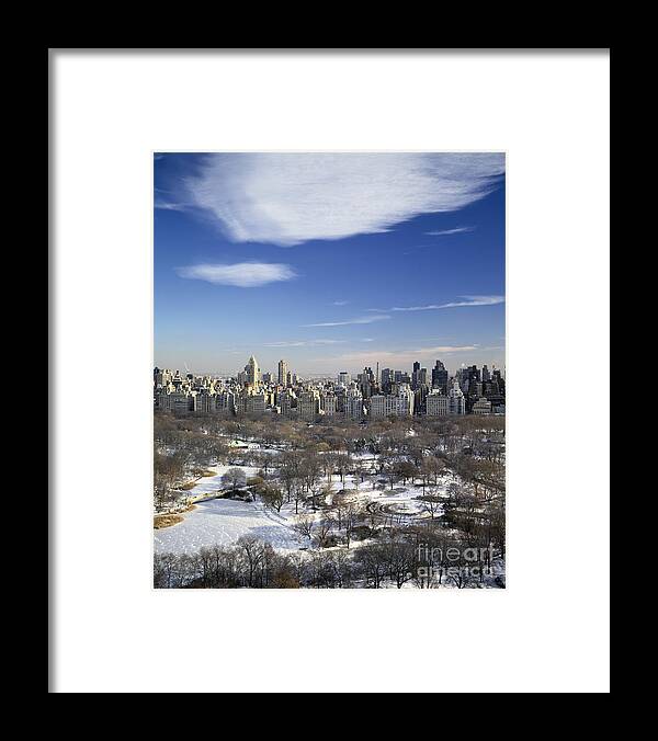 Central Park Framed Print featuring the photograph Central Park #1 by Rafael Macia