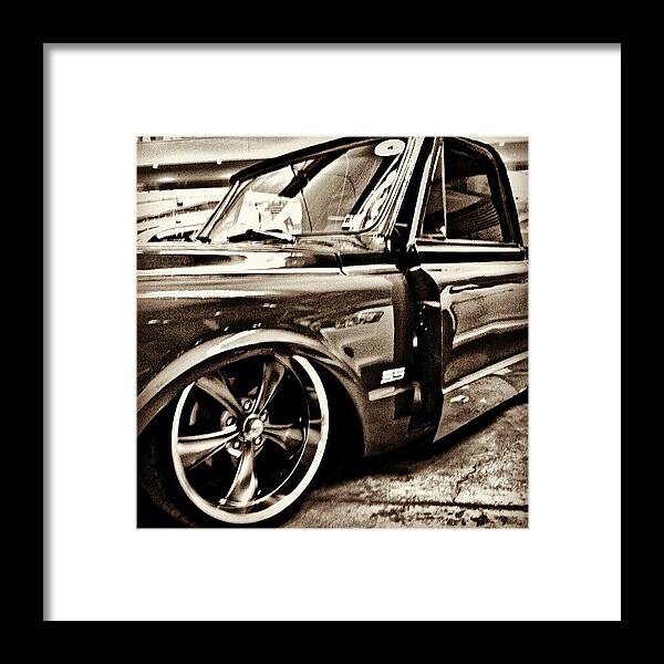 Photoshop Framed Print featuring the photograph #chevy #chevrolet #instagood #instaauto #1 by Josh Lang