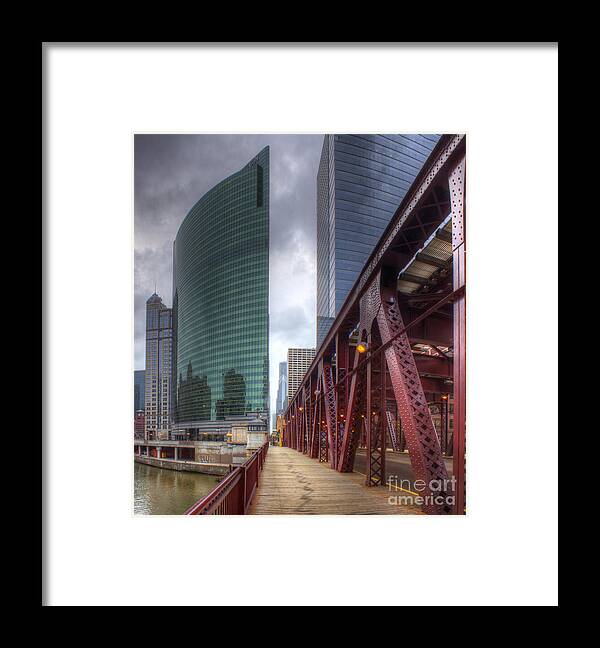 Chicago Framed Print featuring the photograph Chicago Loop from Lake Street Bridge #1 by Twenty Two North Photography