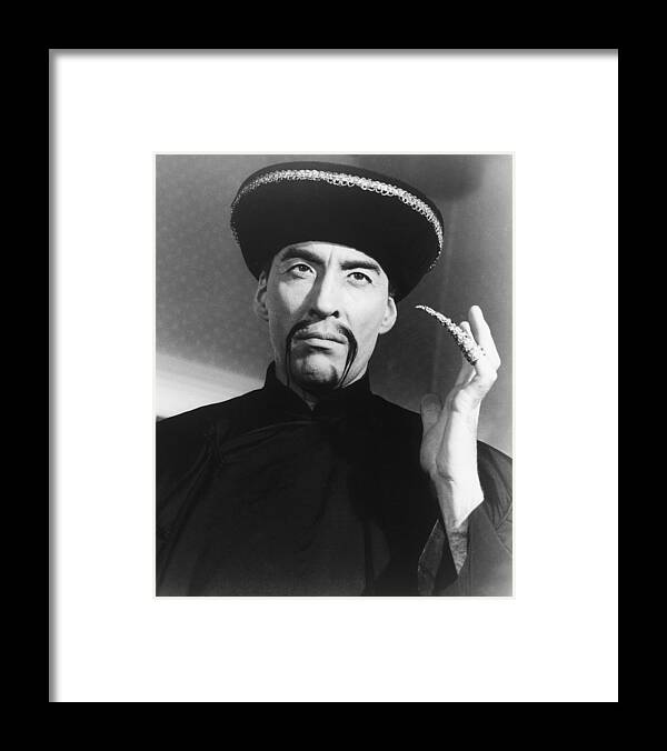 Christopher Lee Framed Print featuring the photograph Christopher Lee #1 by Silver Screen