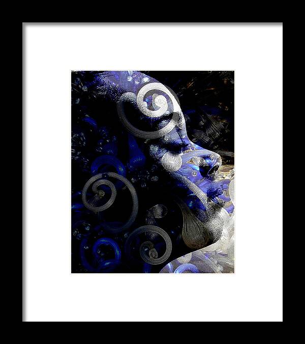 Girl Framed Print featuring the photograph Circular Thoughts by Jodie Marie Anne Richardson Traugott     aka jm-ART