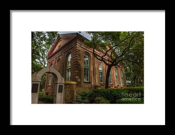 College Of Charleston Framed Print featuring the photograph College of Charleston Campus #1 by Dale Powell