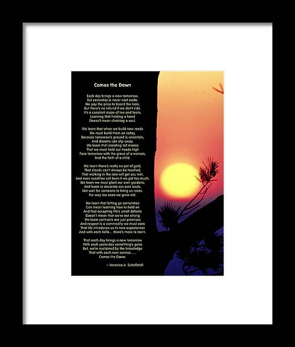 Comes The Dawn Framed Print featuring the photograph Comes the Dawn #1 by Mike Flynn