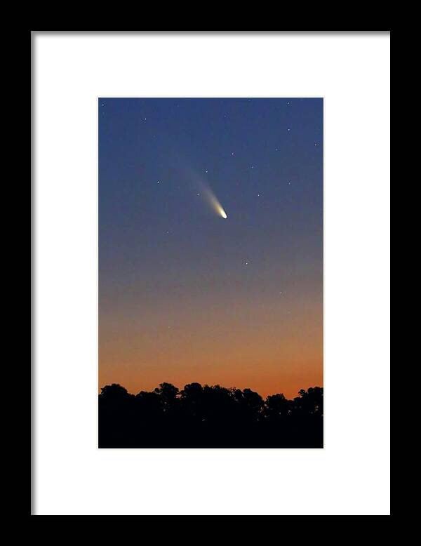 Comet Panstarrs Framed Print featuring the photograph Comet Panstarrs #1 by Luis Argerich
