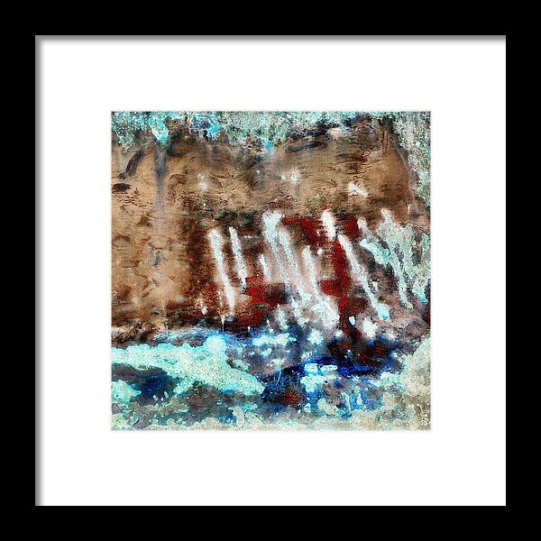 Abstract Framed Print featuring the photograph Coral Reef 2 by Tom Druin