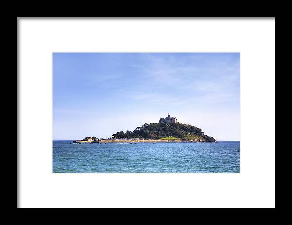 St Michael's Mount Framed Print featuring the photograph Cornwall - St Michael's Mount #1 by Joana Kruse