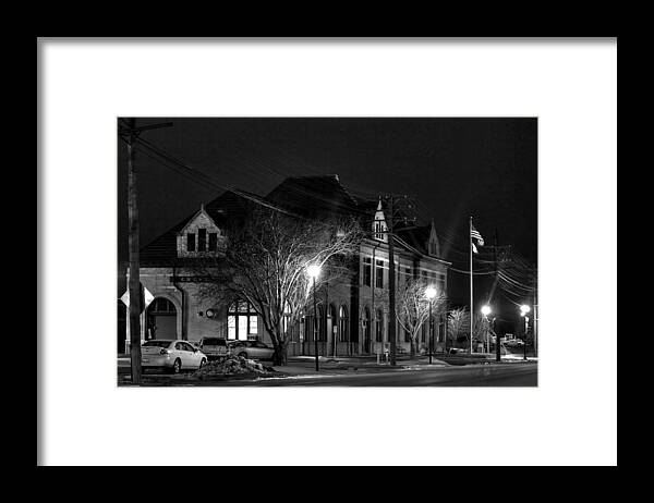 Restored Framed Print featuring the photograph Creston Depot #1 by Thomas Danilovich