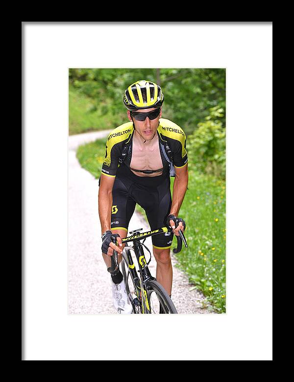 Espace San Bernardo Framed Print featuring the photograph Cycling: 70th Criterium du Dauphine 2018 / Stage 6 #1 by Tim de Waele