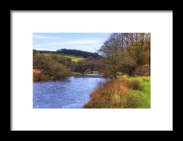 Two Bridges Framed Print featuring the photograph Dartmoor - Two Bridges #1 by Joana Kruse