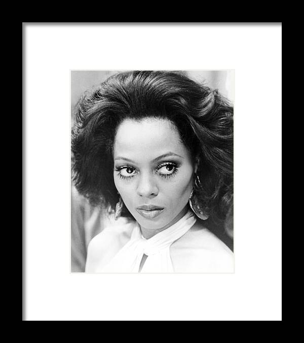 Mahogany Framed Print featuring the photograph Diana Ross in Mahogany #1 by Silver Screen