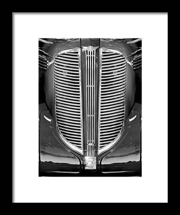 Dodge Brothers Grille Framed Print featuring the photograph Dodge Brothers Grille #1 by Jill Reger