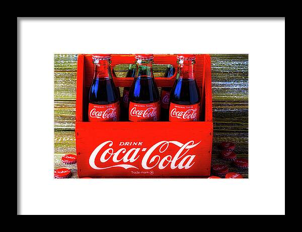 Coke Framed Print featuring the photograph Drink Coca Cola #1 by Garry Gay