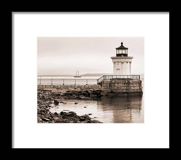 Architecture Framed Print featuring the photograph Early Morning Bug Light by Richard Bean