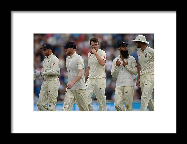 International Match Framed Print featuring the photograph England v South Africa - 3rd Investec Test: Day Three #1 by Philip Brown