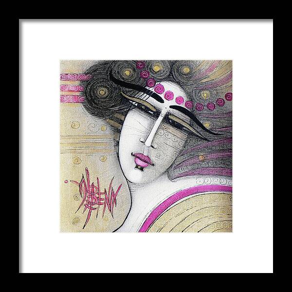 Albena Framed Print featuring the painting Eternity by Albena Vatcheva