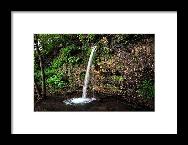 Waterfall Framed Print featuring the photograph Falling Spring #1 by Marty Koch