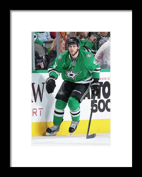 People Framed Print featuring the photograph Florida Panthers V Dallas Stars #1 by Glenn James