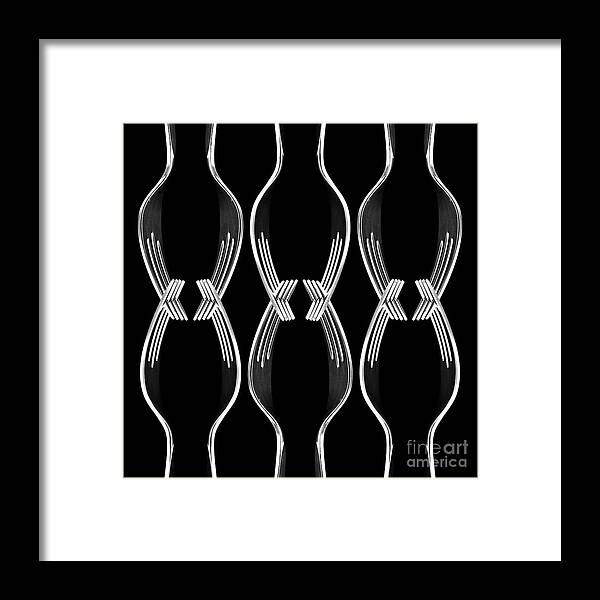 Fork Framed Print featuring the photograph Forks #1 by Blink Images