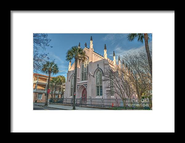 The Huguenot Church Framed Print featuring the photograph French Huguenot Church by Dale Powell