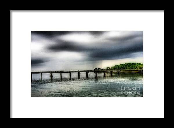 Scenic Tours Framed Print featuring the photograph Fripp Island Bridge by Skip Willits