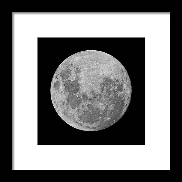 Moon Framed Print featuring the photograph Full Moon #1 by Luis Argerich