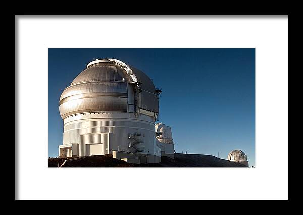 Gemini Telescope Framed Print featuring the photograph Gemini Telescope Mauna Kea #1 by Craig Watanabe