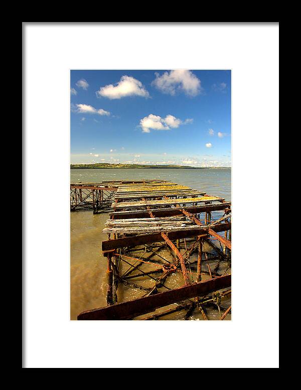 Limerick Framed Print featuring the photograph Glin Pier #1 by Mark Callanan