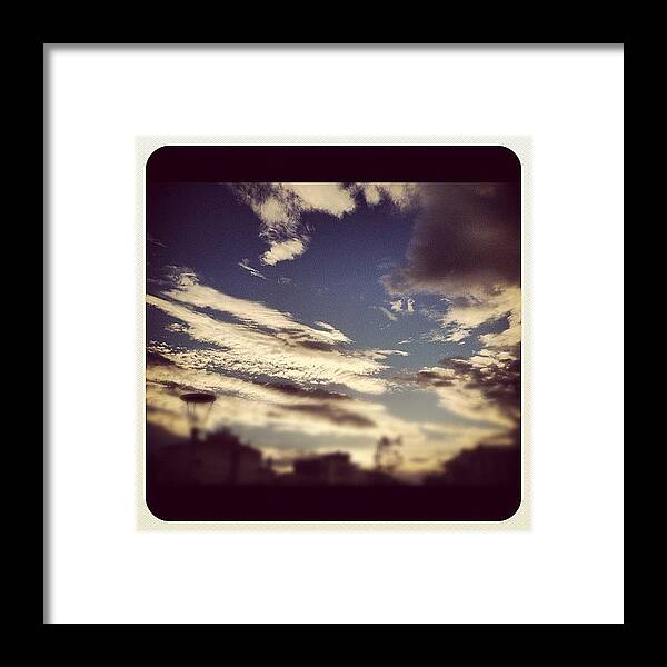 Sky Framed Print featuring the photograph Goodmorning #1 by Armando Costantino