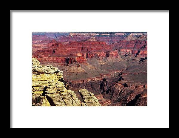 Scenics Framed Print featuring the photograph Grand Canyons #1 by Lucynakoch