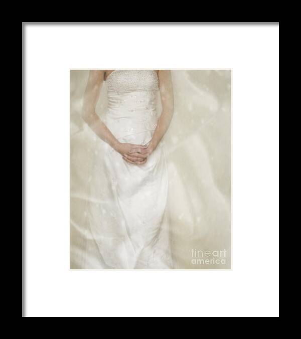 Woman Framed Print featuring the photograph Hands Clasped #1 by Amanda Elwell