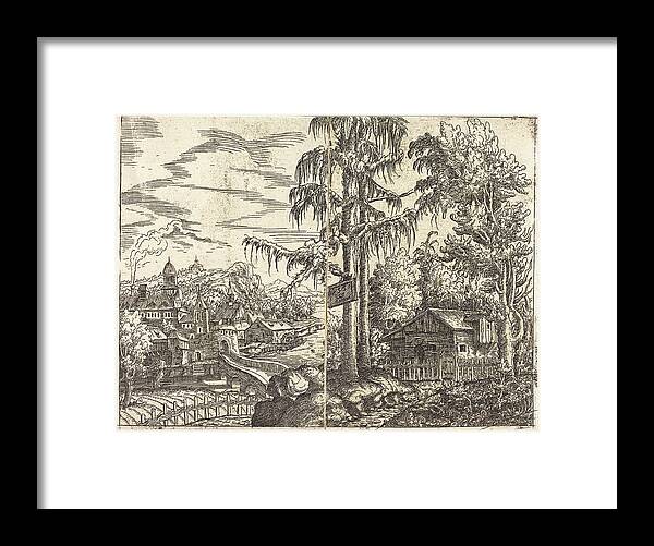 Hans Framed Print featuring the drawing Hans Sebald Lautensack German, 1524 - 1561-1566 #1 by Quint Lox