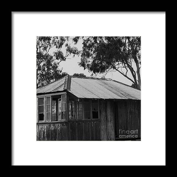 House Framed Print featuring the photograph Home Among the Gum Trees #1 by Therese Alcorn