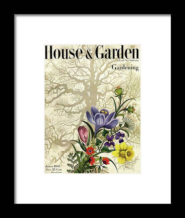 House And Garden Framed Print featuring the photograph House And Garden Cover #1 by Edna Eicke