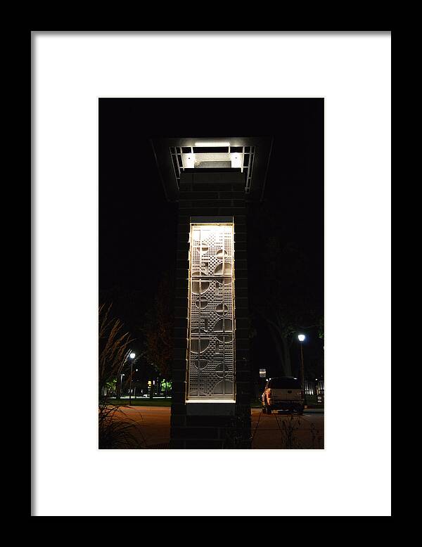 Mason Framed Print featuring the photograph HPI Street Light #1 by Curtis Krusie