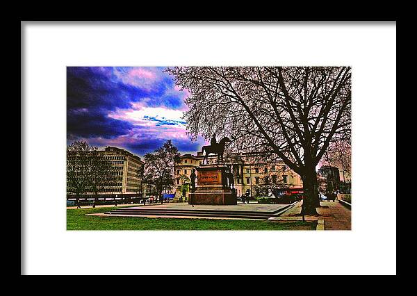 London Framed Print featuring the photograph Hyde Park Corner London #1 by Chris Drake