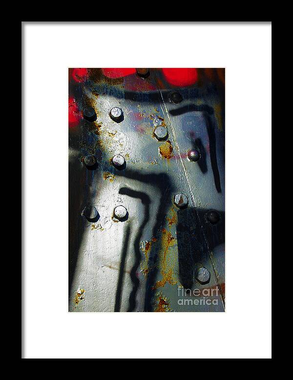 Industrial Framed Print featuring the photograph Industrial Detail #1 by Carlos Caetano