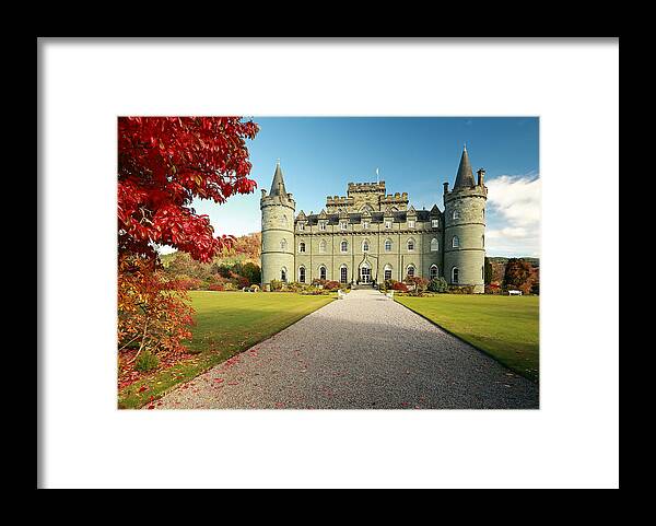 Scottish Castle Framed Print featuring the photograph Inveraray Castle #1 by Grant Glendinning