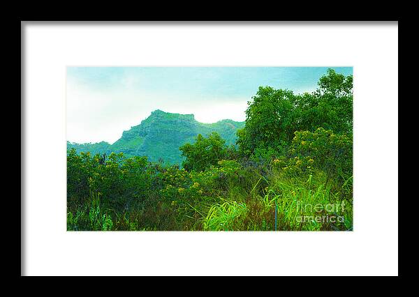 Kauai Framed Print featuring the photograph Sleeping Giant by Roselynne Broussard