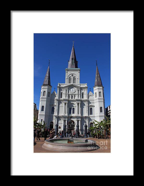 Jackson Square Framed Print featuring the photograph Jackson Square #1 by Bev Conover