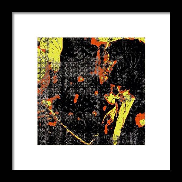 Beautiful Framed Print featuring the photograph Jim Morrison By Doggytours #1 by Doggytours Art