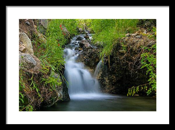 Jimez Mountains Framed Print featuring the photograph Jimez Hot Springs #1 by Tommy Farnsworth